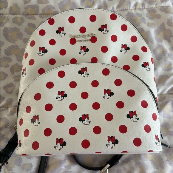 kate spade Handbags - Kate Spade Minnie Mouse mini Backpack LIKE NEW